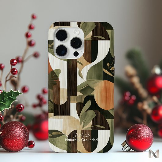 Coques Case-Mate iPhone Abstrait Terreux Naturel Moderne Inspiré