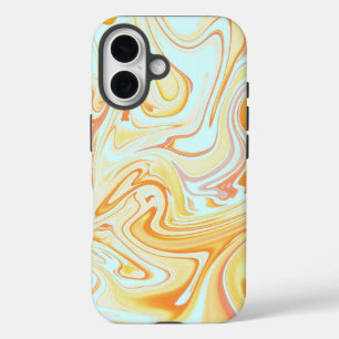 Coques iPhone 16 Abstrait tourbillon iPhone16 coque- design en marb