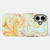 Coques Case-Mate iPhone Abstrait tourbillon iPhone16 coque- design en marb (Verso (horizontal))