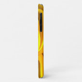 Coques Case-Mate iPhone Abstrait tournesol rétro funky, géométrie effrayée (Dos/Gauche)