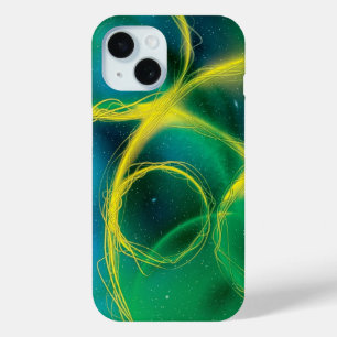 Coque Pour iPhone 15 Abstrait verdâtre
