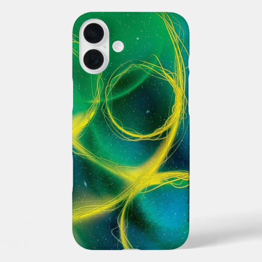 Coques Case-Mate iPhone Abstrait verdâtre (Verso)