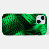 Coques Case-Mate iPhone Abstrait vert contemporain (Verso (horizontal))