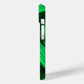 Coques Case-Mate iPhone Abstrait vert contemporain (Verso / Gauche)