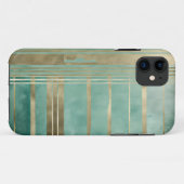 Coques Case-Mate iPhone Abstrait vert et or #3 (Dos (Horizontal))