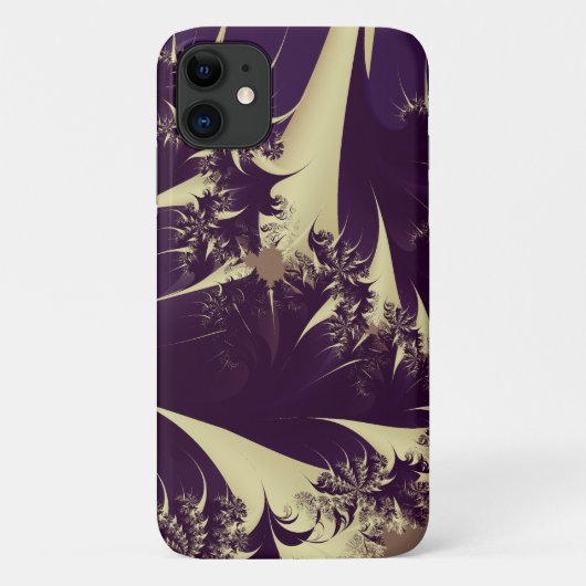 Coques Case-Mate iPhone Abstrait Violet Fractal Spikes (Dos)