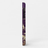 Coques Case-Mate iPhone Abstrait Violet Fractal Spikes (Dos/Gauche)