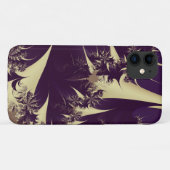 Coques Case-Mate iPhone Abstrait Violet Fractal Spikes (Dos (Horizontal))