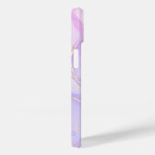 Coques Case-Mate iPhone Abstrait violet moderne personnalisé (Verso / Droite)