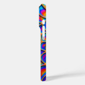 Coques Case-Mate iPhone Abstrait Web de spirale radiante (Verso / Gauche)
