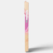 Coques Case-Mate iPhone Abstraite bande rose moderne Téléphone Girly (Verso / Gauche)