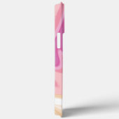 Coques Case-Mate iPhone Abstraite bande rose moderne Téléphone Girly (Verso / Droite)