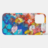 Coques Case-Mate iPhone Abstraite brosse de frottement de point acrylique  (Verso (horizontal))
