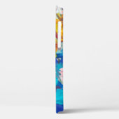 Coques Case-Mate iPhone Abstraite brosse de frottement de point acrylique  (Verso / Gauche)