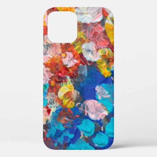 Coques Case-Mate iPhone Abstraite brosse de frottement de point acrylique  (Verso)