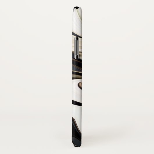 Coques Case-Mate iPhone Abstraite élégante couleur rétro fluide numérique (Dos/Droite)