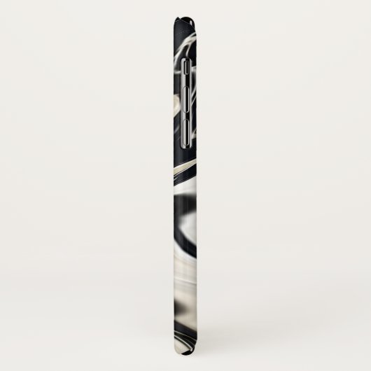 Coques Case-Mate iPhone Abstraite élégante couleur rétro fluide numérique (Dos/Gauche)