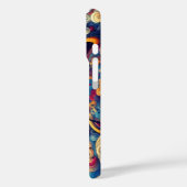 Coques Case-Mate iPhone Abstraite orientale Geisha maiko vagues vibrantes (Verso / Gauche)