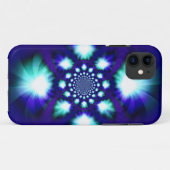 Coques Case-Mate iPhone Abstraite spirale bleue claire (Dos (Horizontal))