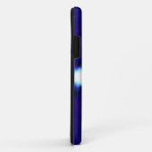 Coques Case-Mate iPhone Abstraite spirale bleue claire (Dos/Droite)