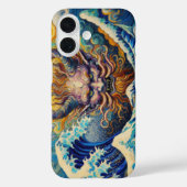 Coques Case-Mate iPhone Abstraite vague Kanagawa Oni démon Van Gogh mix (Verso)