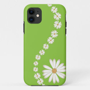 Coques Pour iPhone Abstraites baies blanches sur l'iPhone vert 5 Coqu