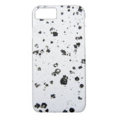 Coques Case-Mate iPhone abstraits flecks noirs sur blanc (Dos)
