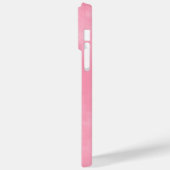 Coques Case-Mate iPhone Abstraits nuages Pastel Pink Sky Texte personnalis (Verso / Gauche)