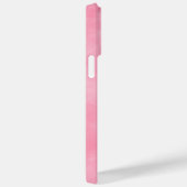 Coques Case-Mate iPhone Abstraits nuages Pastel Pink Sky Texte personnalis (Verso / Droite)