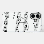 Coques Case-Mate iPhone abus arrière-plan monochrome mes bits (Verso (horizontal))