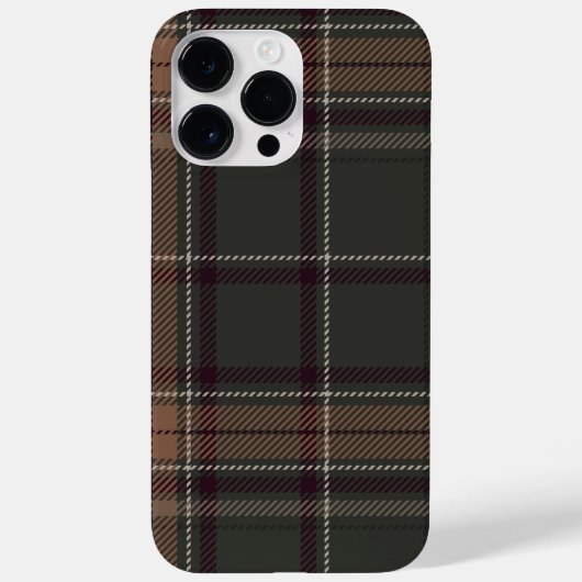 Coques Case-Mate iPhone Academia Green Plaid (Verso)