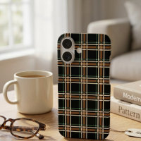 Academia Sombre Carreaux Tartan Géométrique