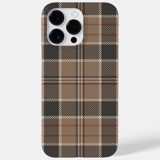 Coques Case-Mate iPhone Academia Taupe Tartan (Verso)