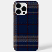 Coques Case-Mate iPhone Académique Navy Blue Plaid (Verso)