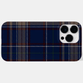 Coques Case-Mate iPhone Académique Navy Blue Plaid (Verso (horizontal))