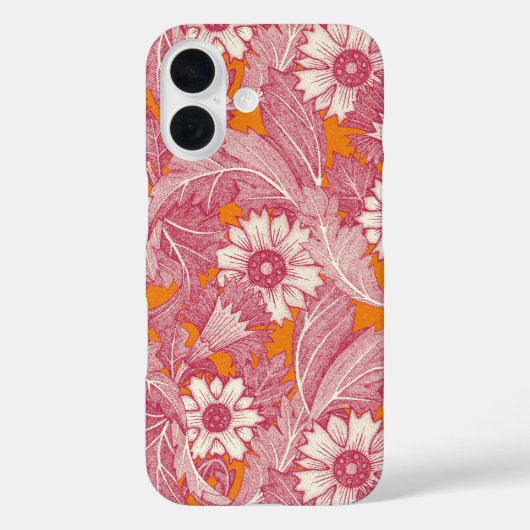 Coques Case-Mate iPhone acanthus viva magenta satsuma (Verso)