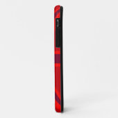 Coques Case-Mate iPhone Accent Rouge Maintenez le calme votre texte sur l' (Dos/Gauche)