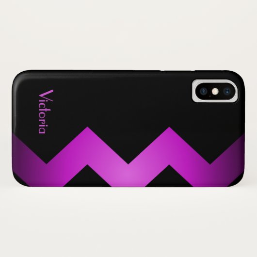 Coques Case-Mate iPhone Accent Violet Classique Personnalisé (Dos (Horizontal))