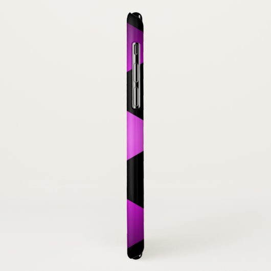 Coques Case-Mate iPhone Accent Violet Classique Personnalisé (Dos/Gauche)