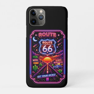 Case-Mate iPhone Case Accessoire de téléphone Route 66 Néon Coucher de s