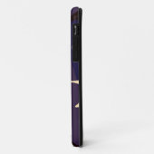 Coques Case-Mate iPhone Accessoires Motifs tendance, violet noir abstrait (Dos/Gauche)