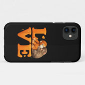 Coques Case-Mate iPhone Accroche-Toi Singe Mignon Bébé Macaque (Dos (Horizontal))