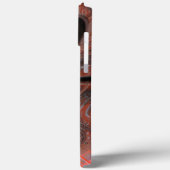 Coques Case-Mate iPhone Accroches ondulées rustiques avec ombre de fumée s (Verso / Gauche)