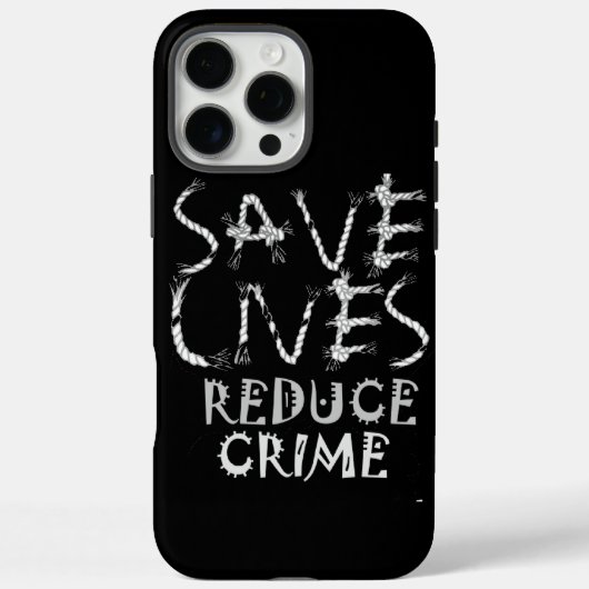 Coques Case-Mate iPhone Accroître le changement avec : Sauvez des vies Réd (Verso)