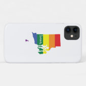 Coques Case-Mate iPhone Accueil Gay pride| Rhode Island (Dos (Horizontal))