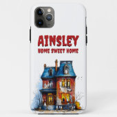 Coques Case-Mate iPhone Accueil Sweet Home Maison hantée Maison gothique É (Dos)
