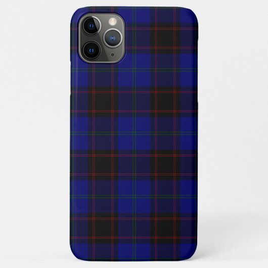 Coques Case-Mate iPhone Accueil tartan bleu noir plaid (Dos)
