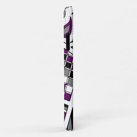 Coques Case-Mate iPhone Ace Asexuel Pride Zen Doodle (Dos/Droite)