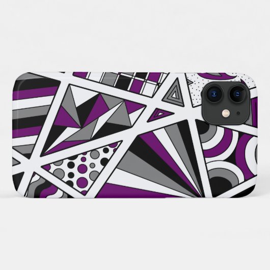 Coques Case-Mate iPhone Ace Asexuel Pride Zen Doodle (Dos (Horizontal))