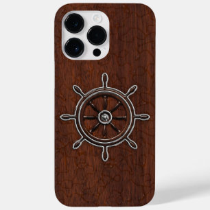 Coque Pour Pour iPhone 14 Pro Max Acier Ancre en acajou marin humide